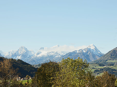 Blick in die Berge 